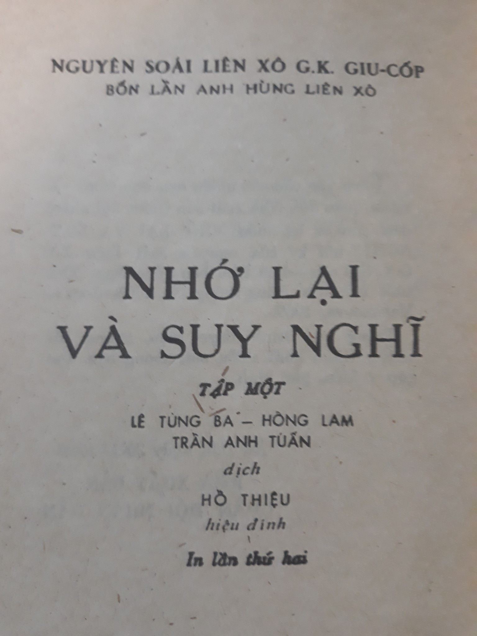 nho lai va suy nghi 1